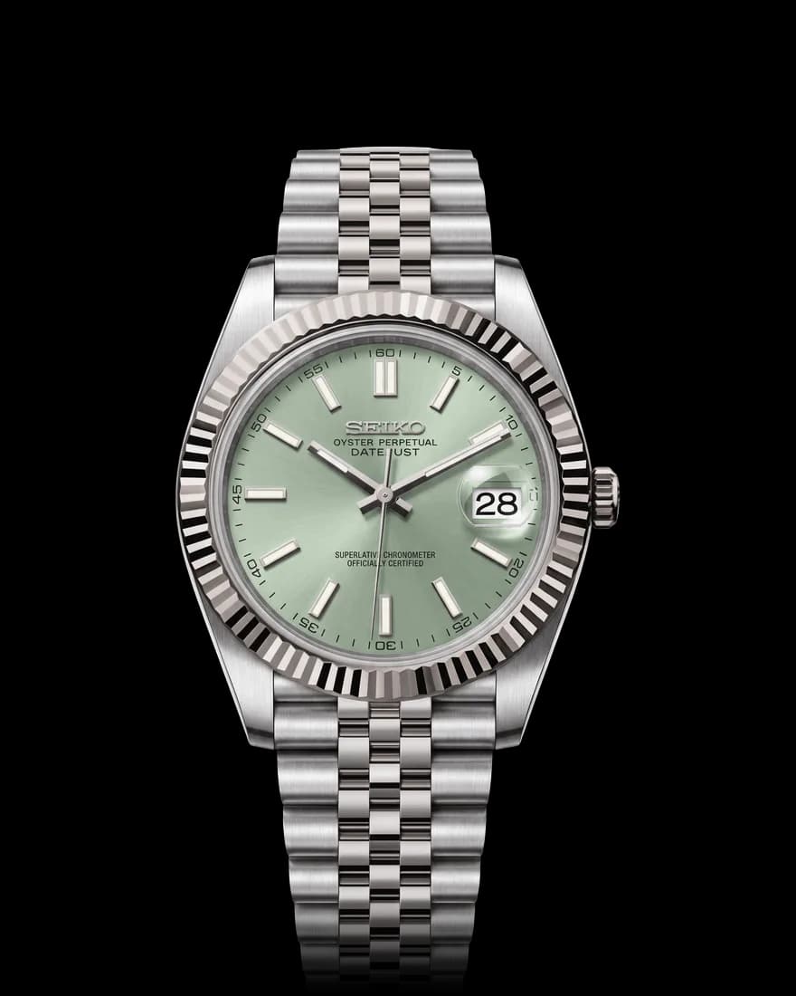 Estilo Datejust · Pistachio