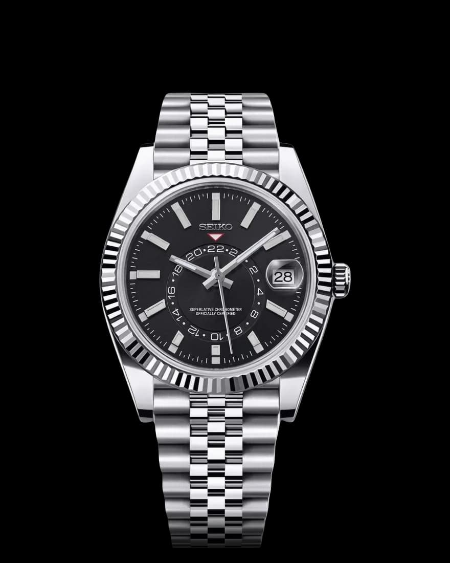 Estilo Sky-Dweller · Black
