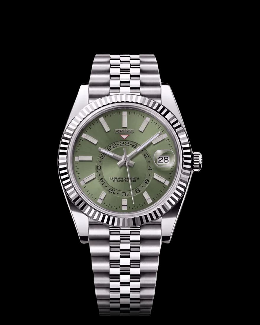 Estilo Sky-Dweller · Green