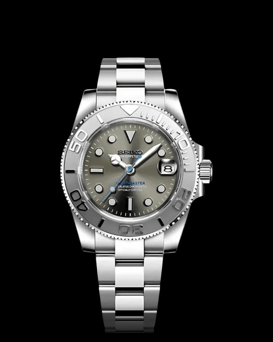 Estilo Yacht-Master · Rhodium