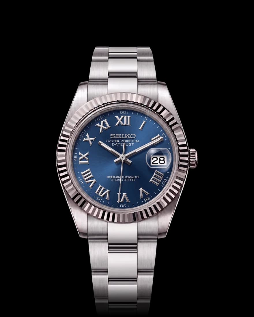 Estilo Datejust · Azul