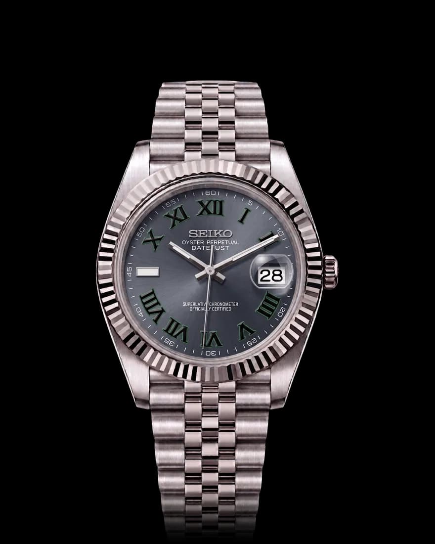 Estilo Datejust · Two Tone Wimbledon