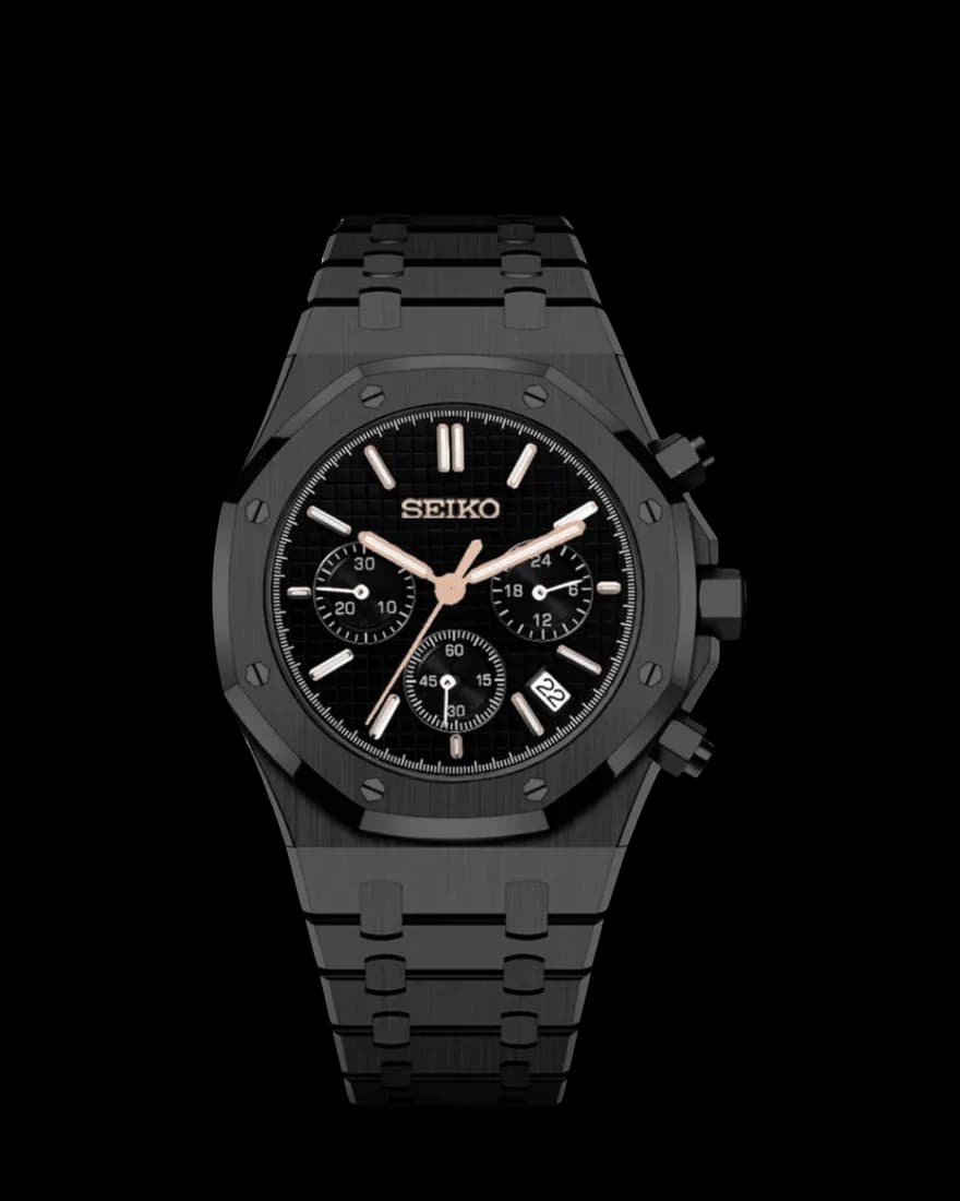 Estilo Royal Oak Chrono · Black