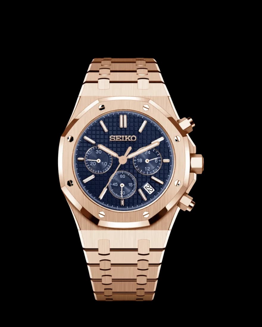 Estilo Royal Oak Chrono · Rose Gold