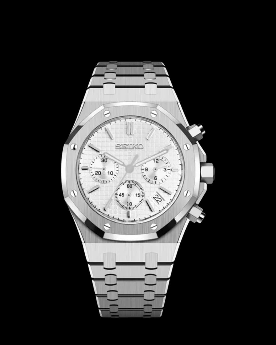 Estilo Royal Oak Chrono · White
