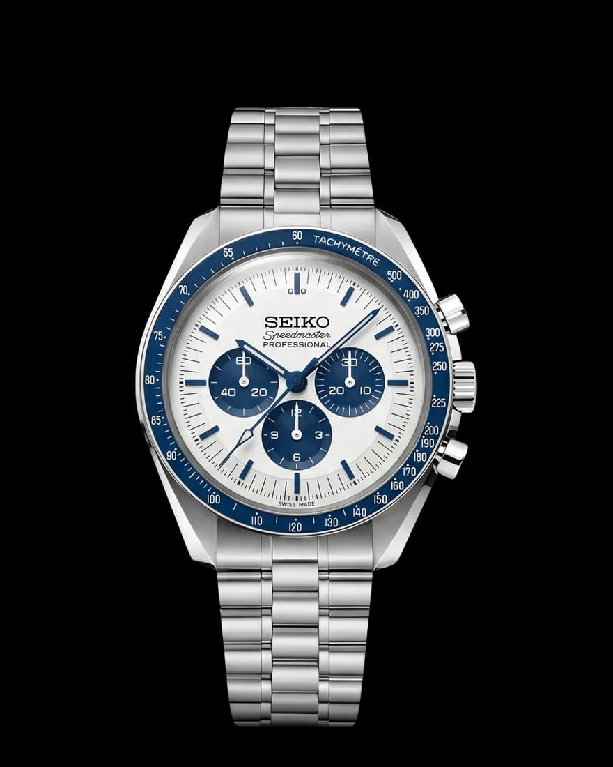 Estilo Speedmaster · Blue & White